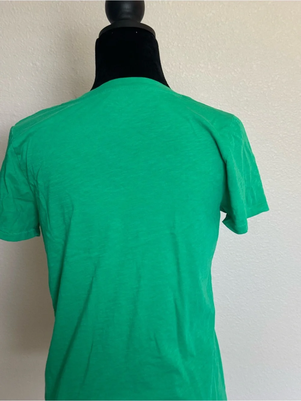 J. Crew Short-sleeve vintage cotton V-neck tee Green Large